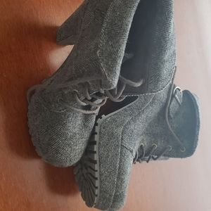 Grey booties